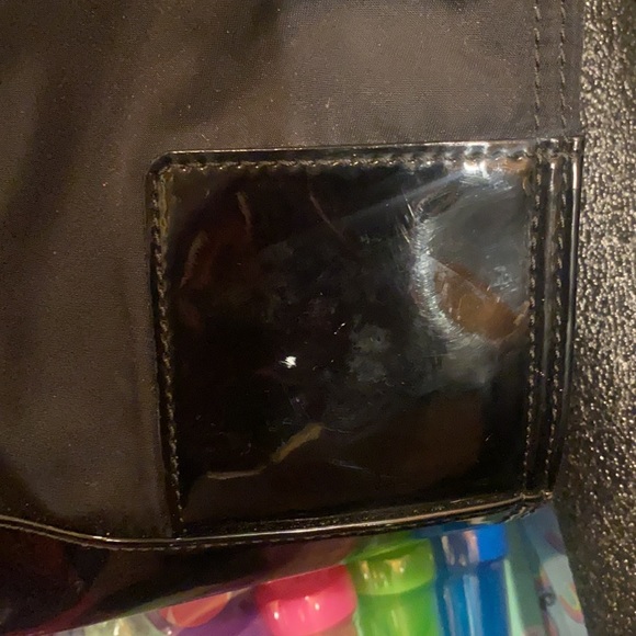 Tory Burch large black tote Ella nylon shoulder bag. - Picture 3 of 9